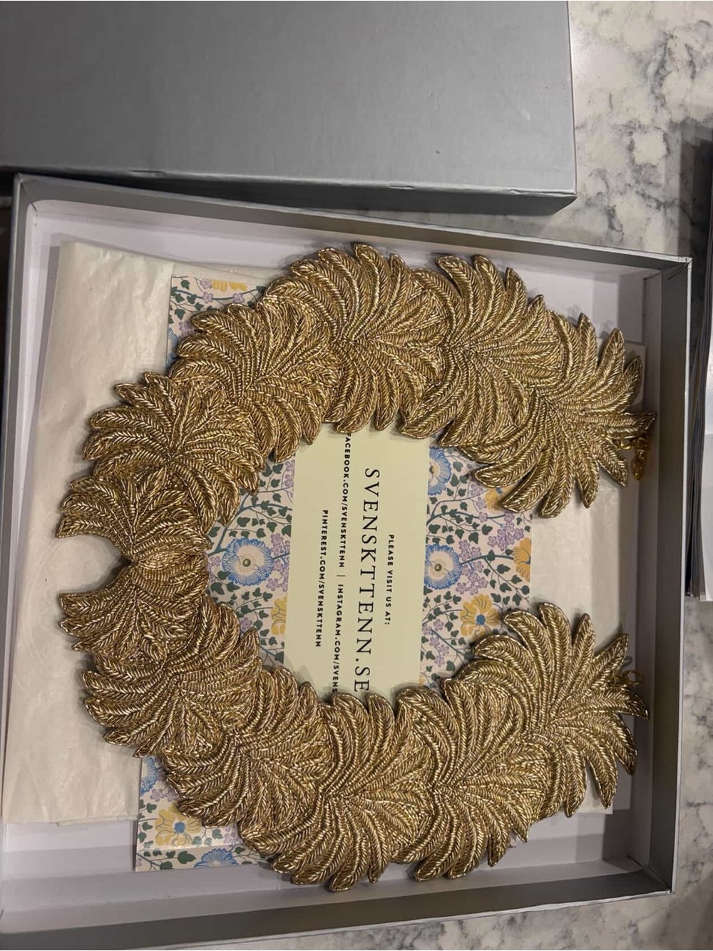 Gold Necklace- Svenskt Tenn